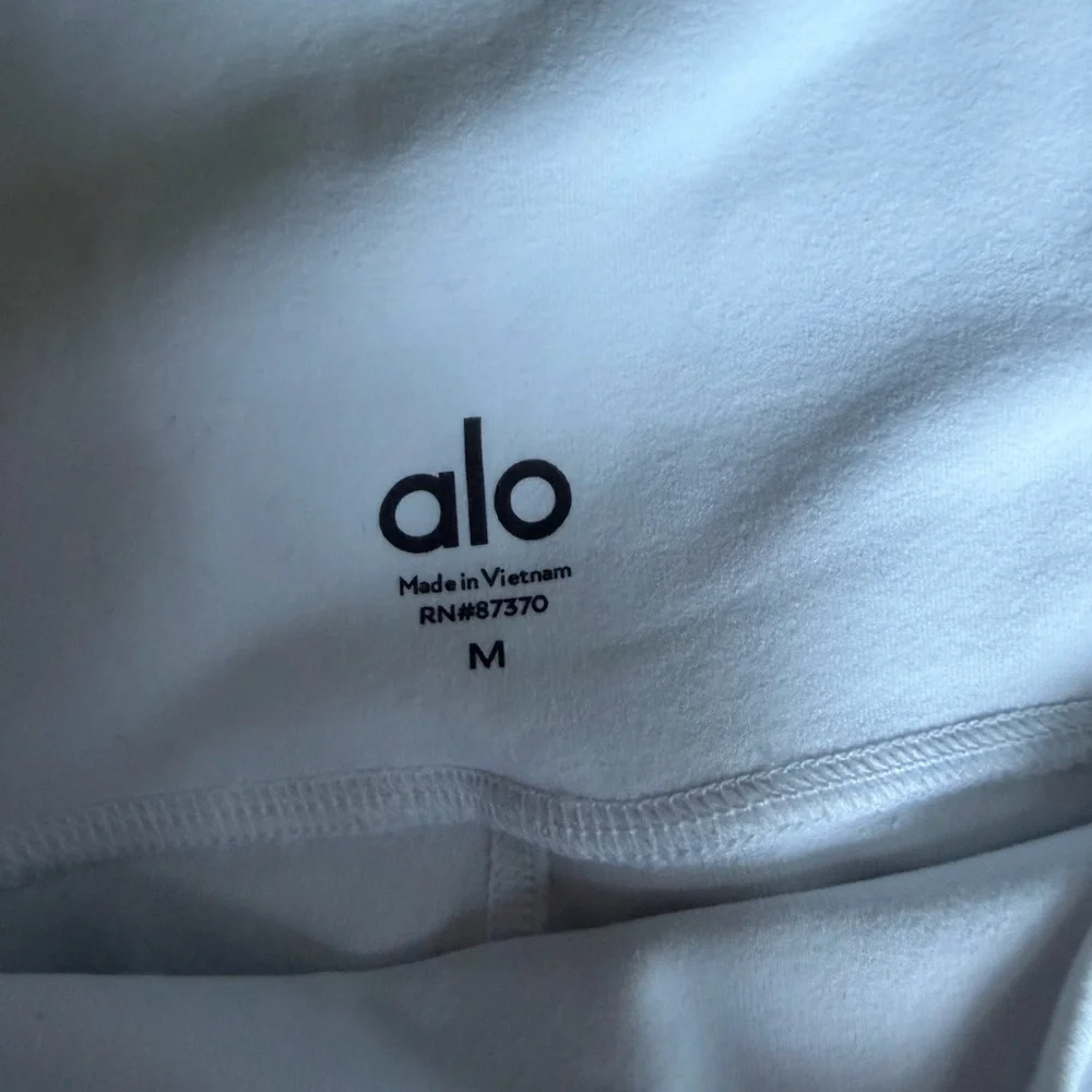 ALO Yoga White High-Rise Sculpt Leggings